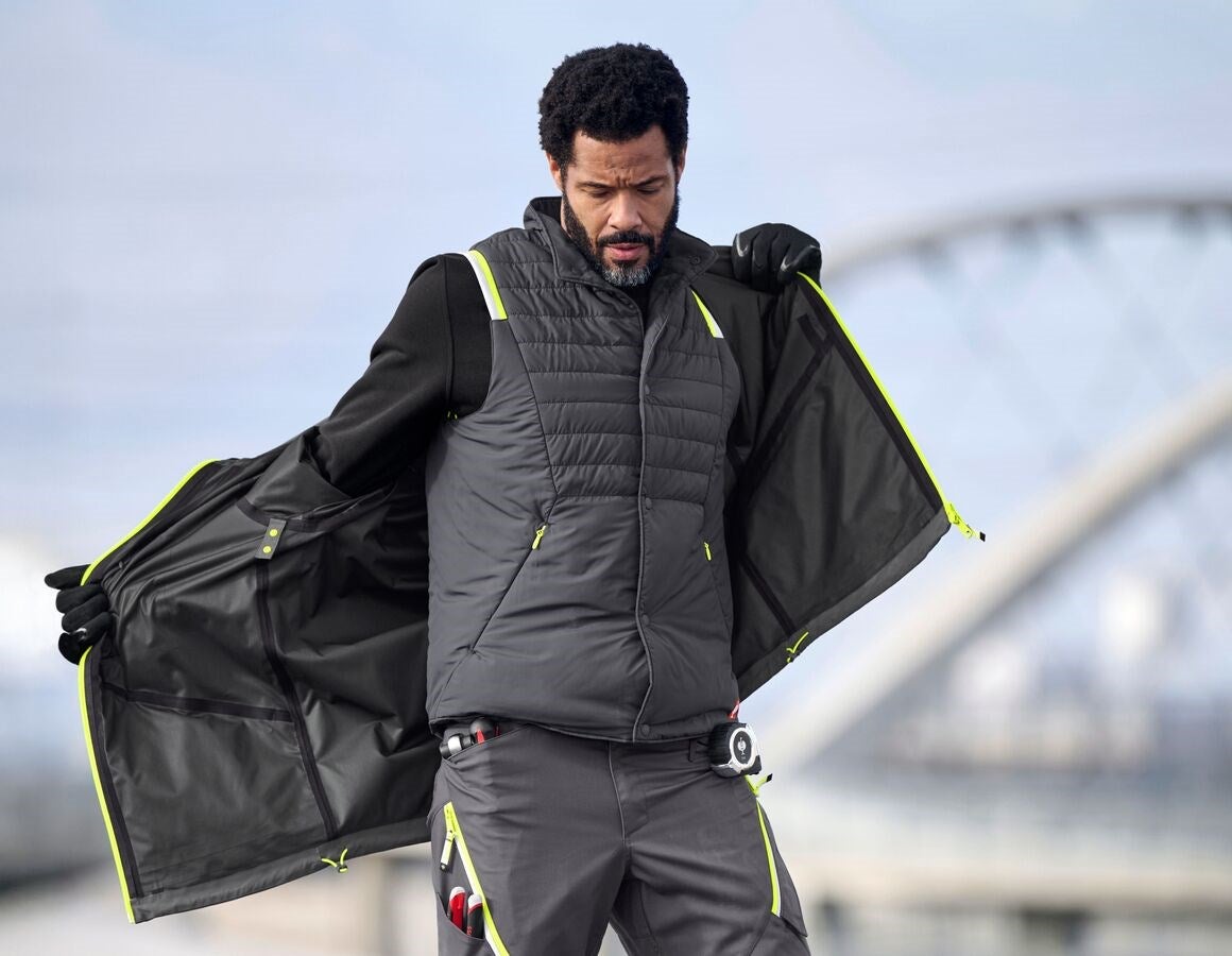 Additional image 1 3 in 1 functional jacket e.s.ambition anthracite/high-vis yellow