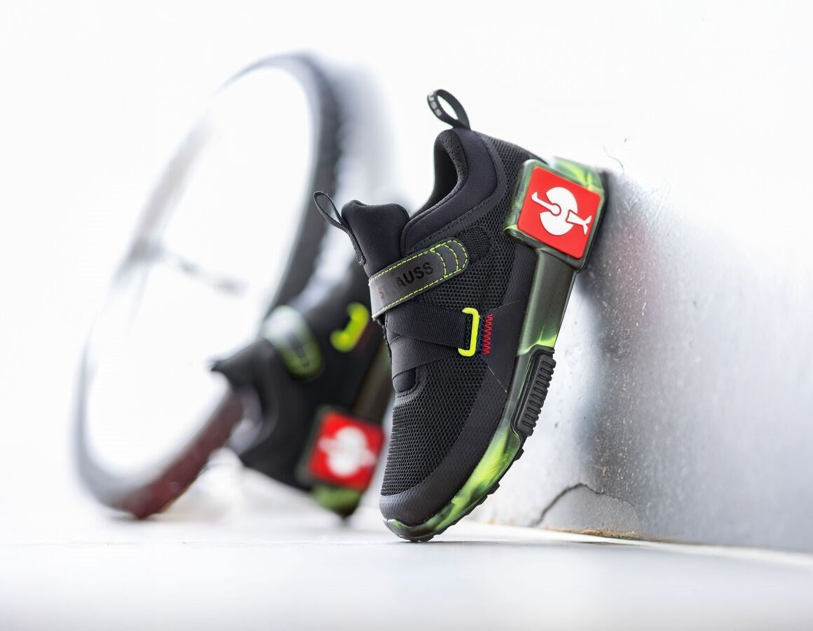 Additional image 1 Allround shoes e.s. Shreveport low, children's black/high-vis yellow