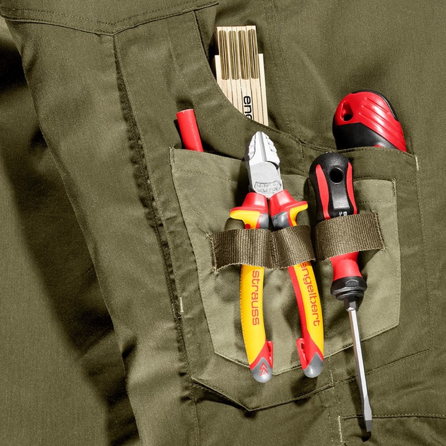 Detailed image Trousers e.s.concrete light mudgreen/stipagreen
