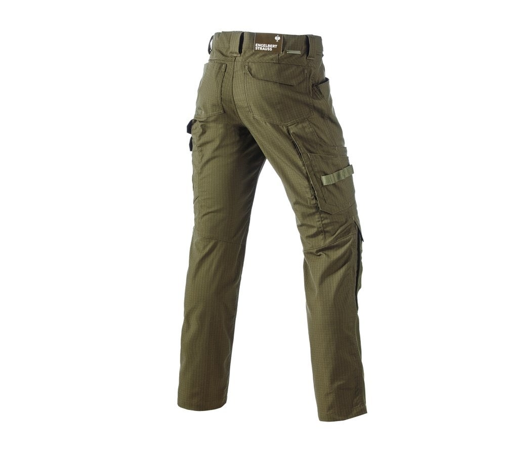 Secondary image Trousers e.s.concrete solid mudgreen