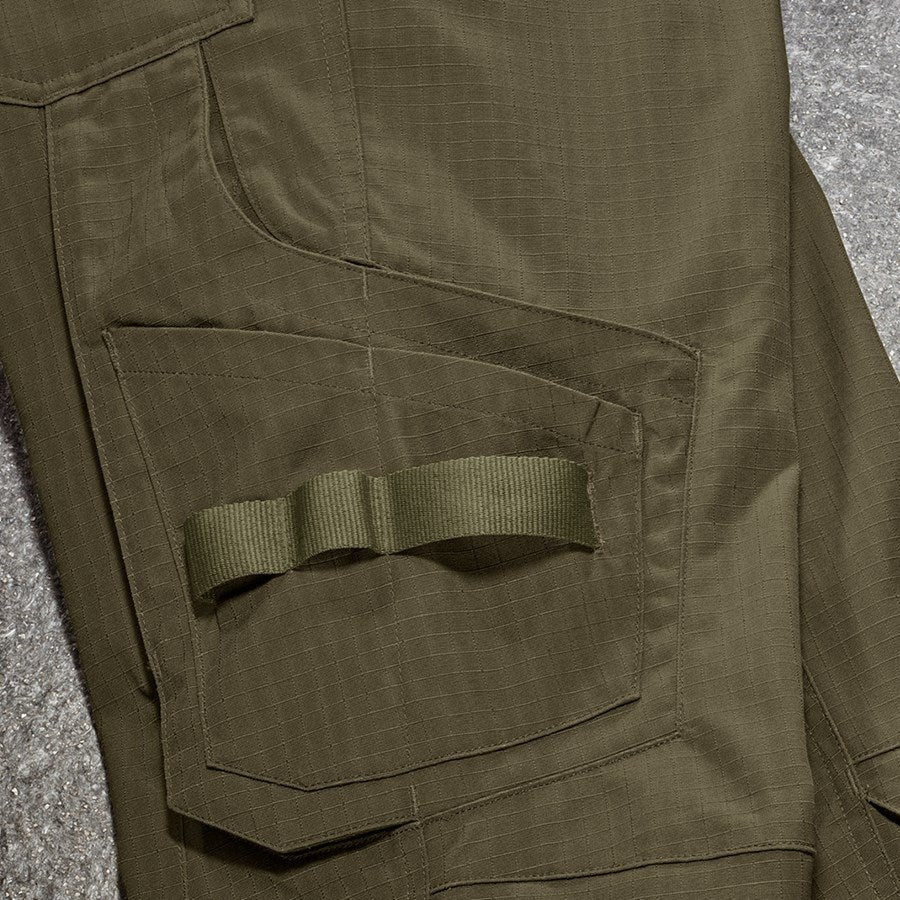 Detailed image Trousers e.s.concrete solid, ladies' mudgreen