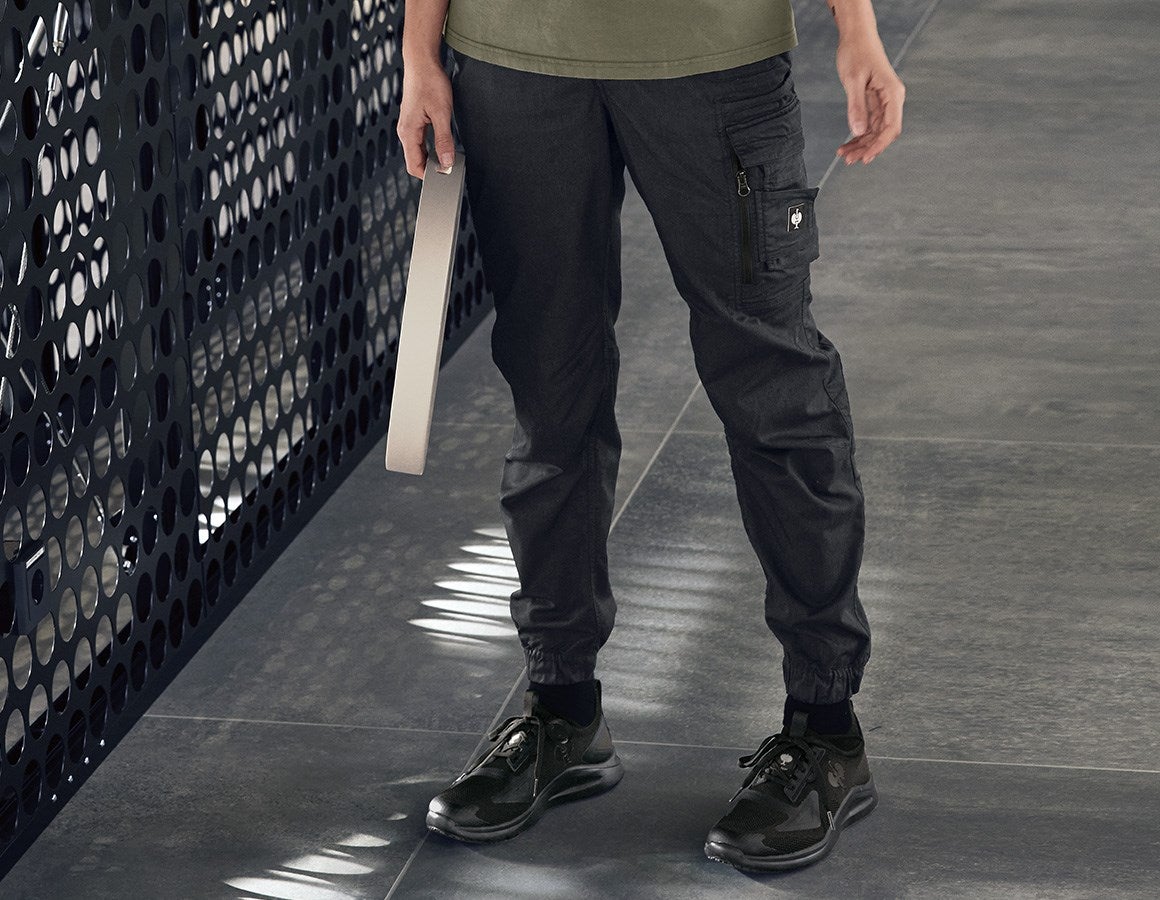 Main action image Cargo trousers e.s.motion ten summer, ladies' black