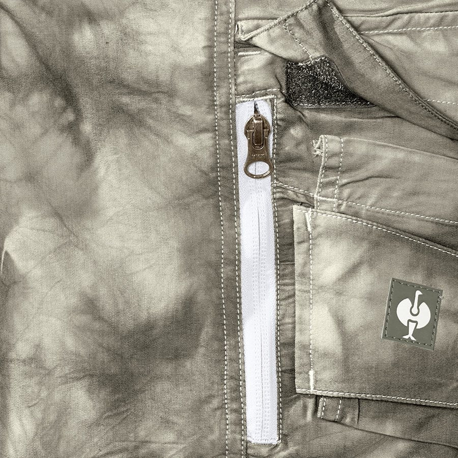 Detailed image Cargo shorts e.s.motion ten summer,ladies' moorgreen vintage
