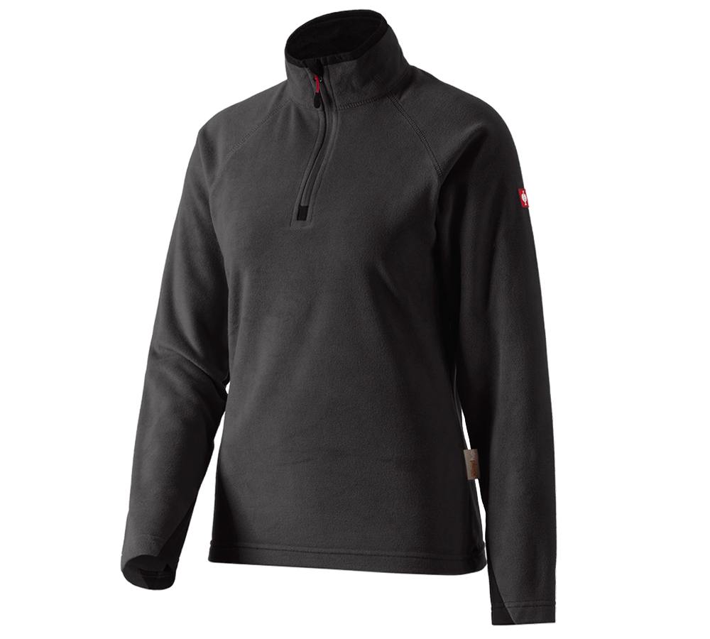 Primary image Ladies' Microfleece troyer dryplexx® micro black