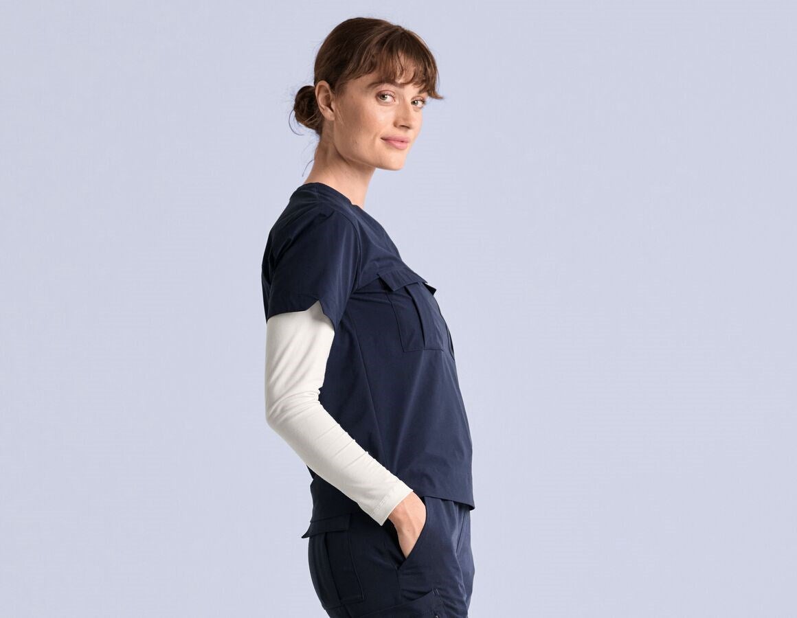 Additional image 1 Double-Pocket Shirt e.s.avida, ladies’ navy