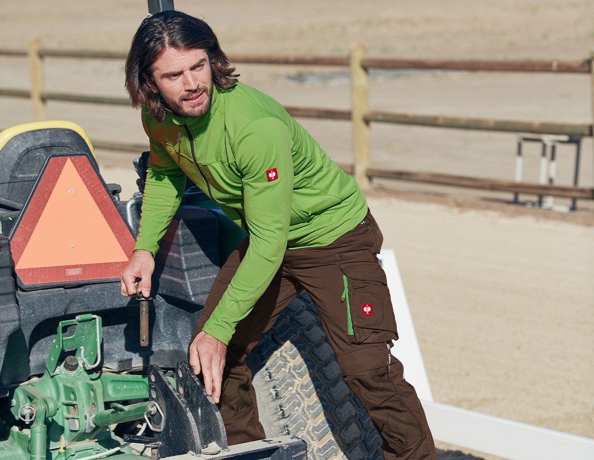 Additional image 1 FIBERTWIN® clima-pro jacket e.s.motion 2020 seagreen/chestnut