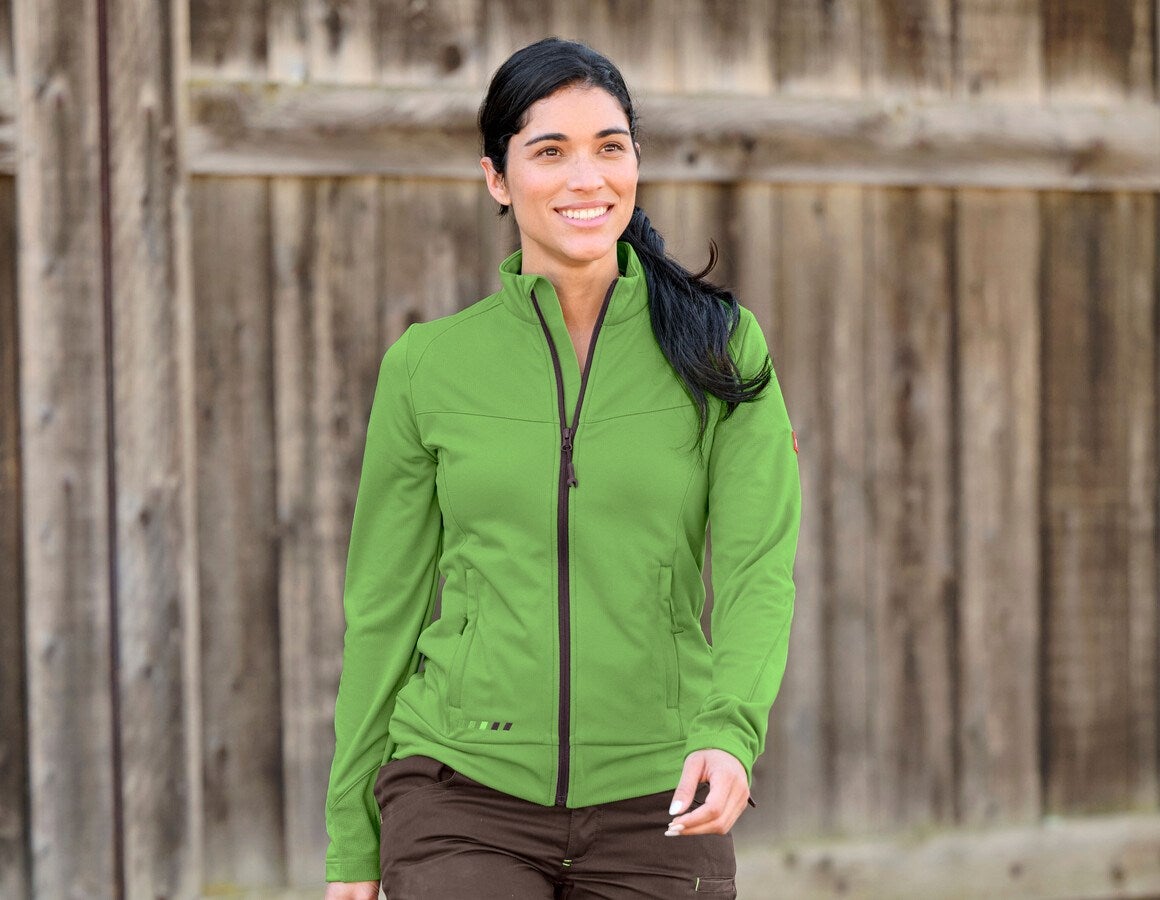 Main action image FIBERTWIN®clima-pro jacket e.s.motion 2020,ladies' seagreen/chestnut