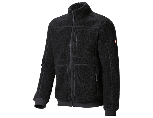 Primary image Faux fur jacket e.s.e:pic black
