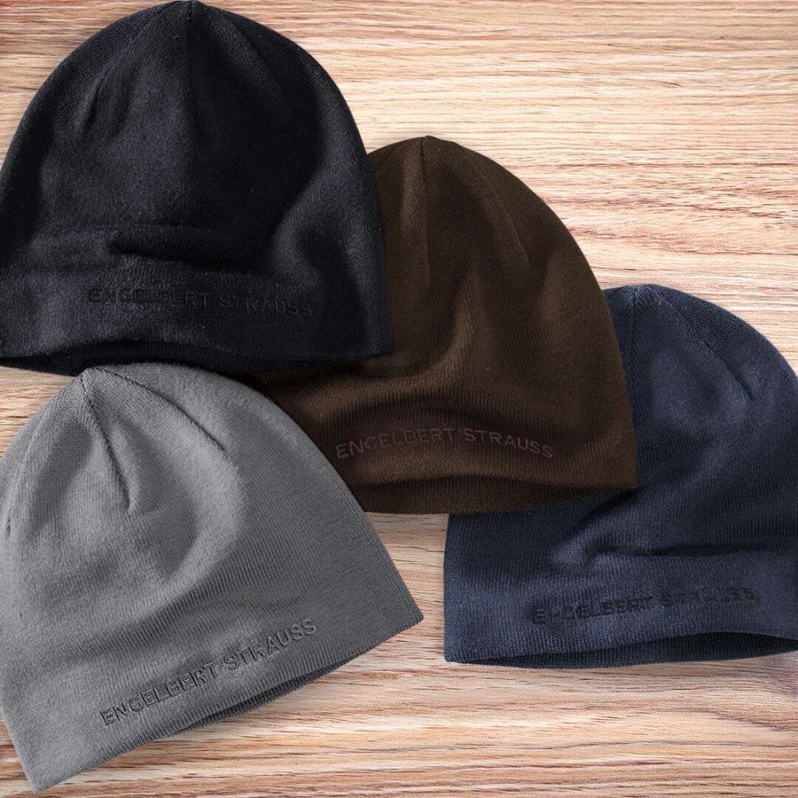 Detailed image Fine knit hat e.s.dynashield black