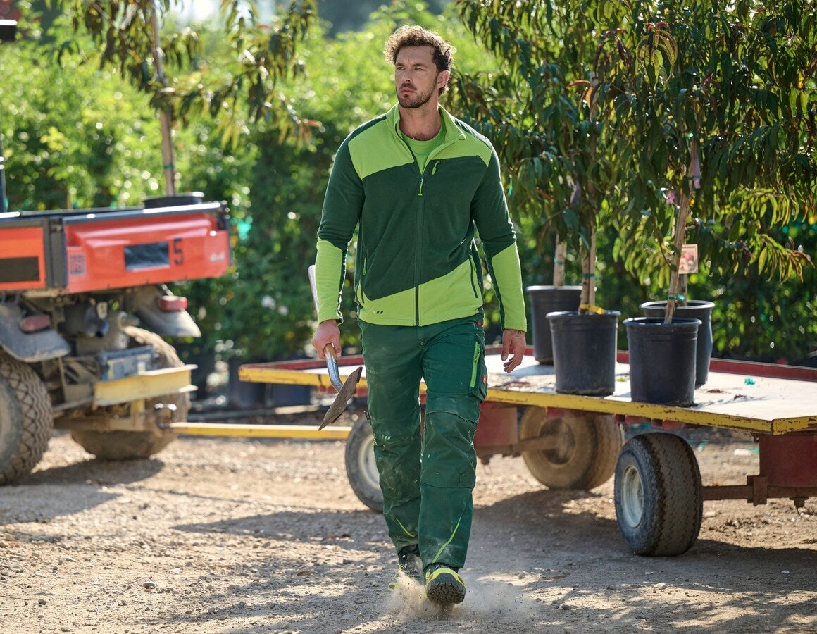 Additional image 1 Fleece jacket e.s.motion 2020 green/seagreen