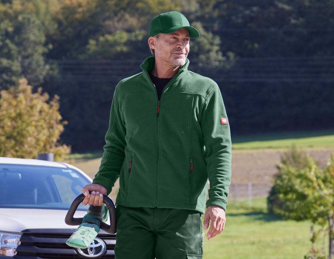 Main action image Fleece jacket e.s.classic green