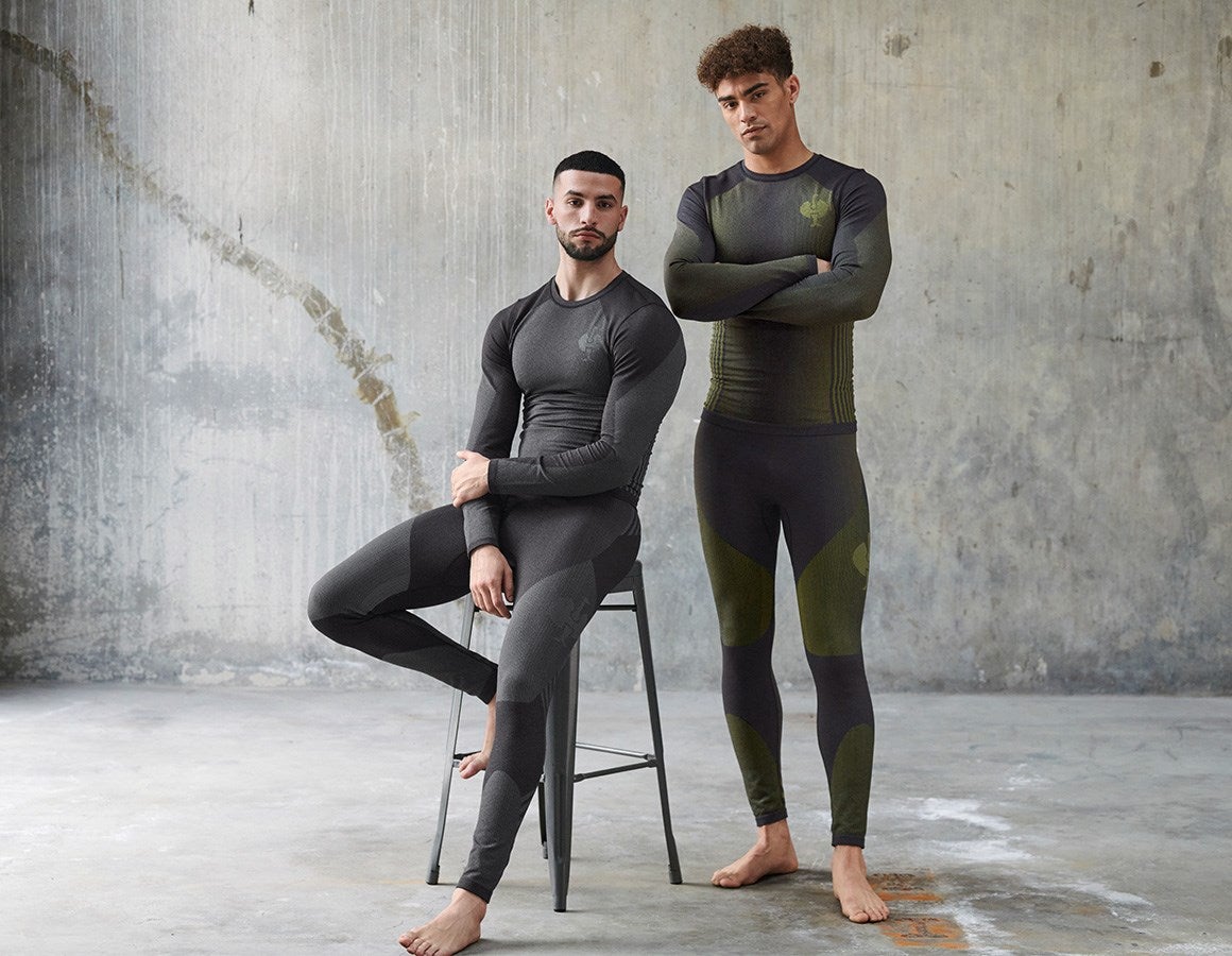 Additional image 3 Functional long-pants e.s.trail seamless-warm black/basaltgrey