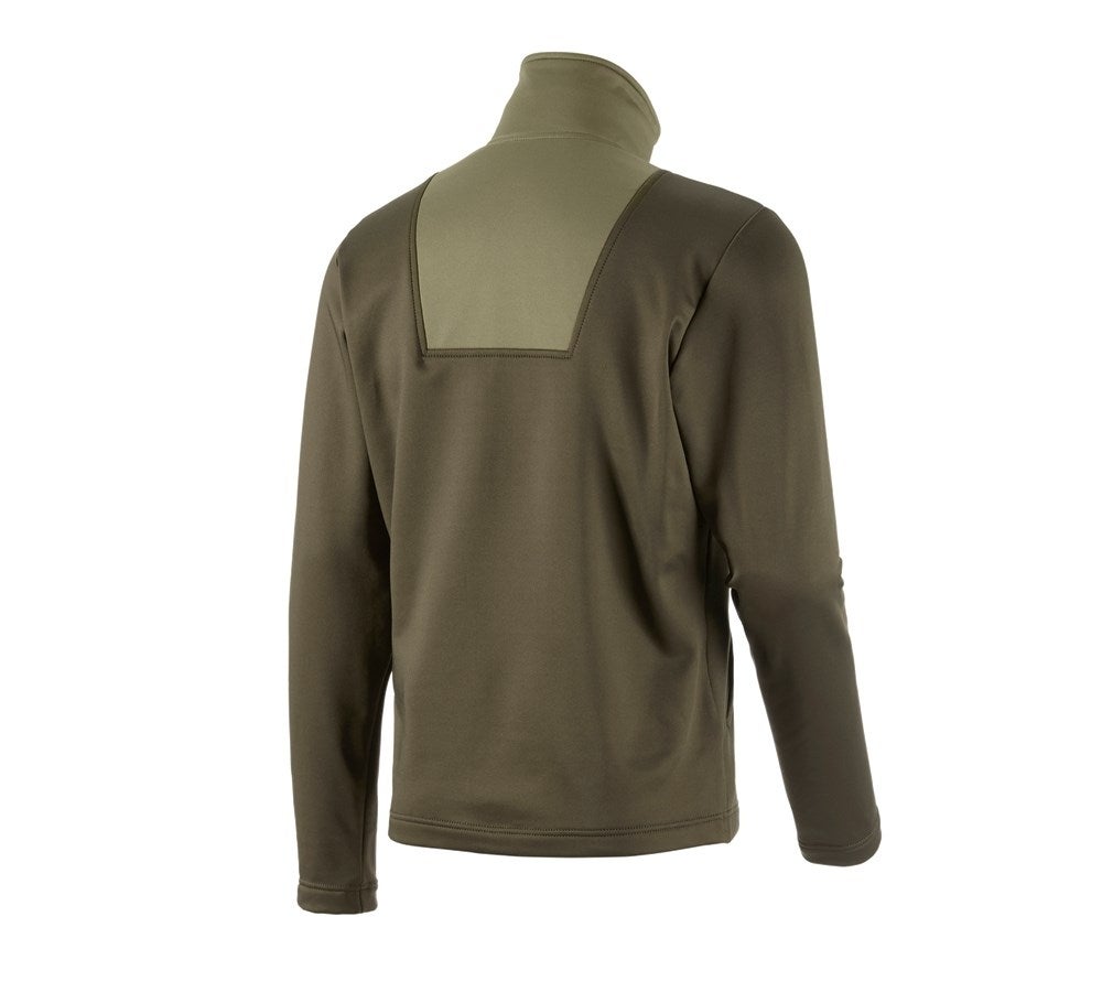 Secondary image Functional-troyer thermo stretch e.s.concrete mudgreen/stipagreen