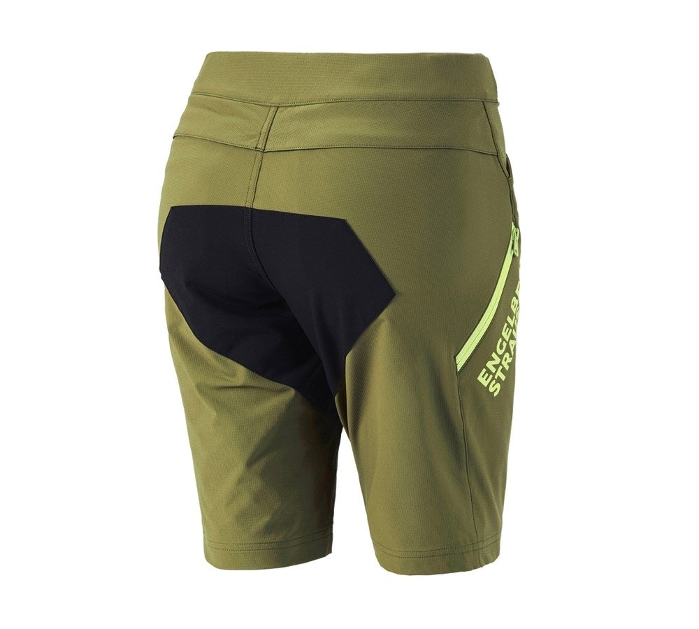 Secondary image Functional shorts e.s.trail, ladies' junipergreen/limegreen