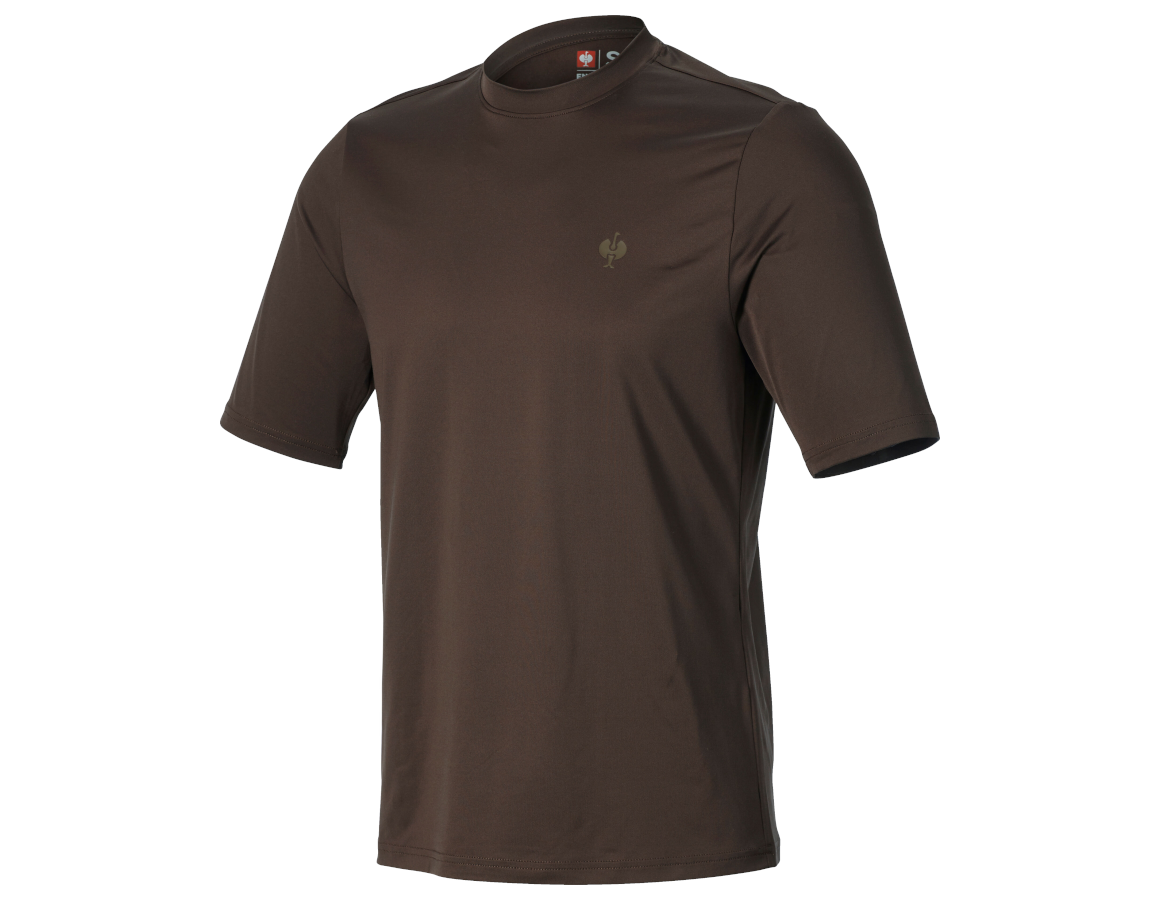 Primary image Functional t-shirt UV e.s.trail chestnut/hazelnut