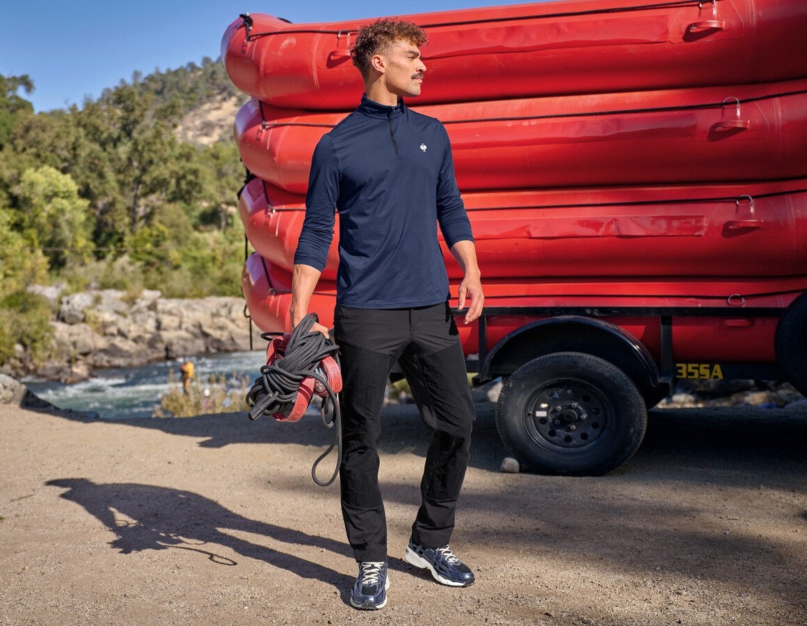 Additional image 2 Functional troyer-longsleeve UV e.s.trail deepblue/white
