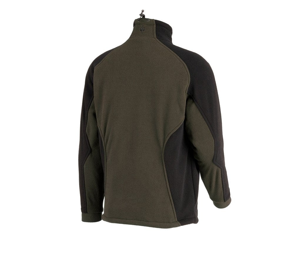 Secondary image Functional fleece jacket dryplexx® wind olive/black