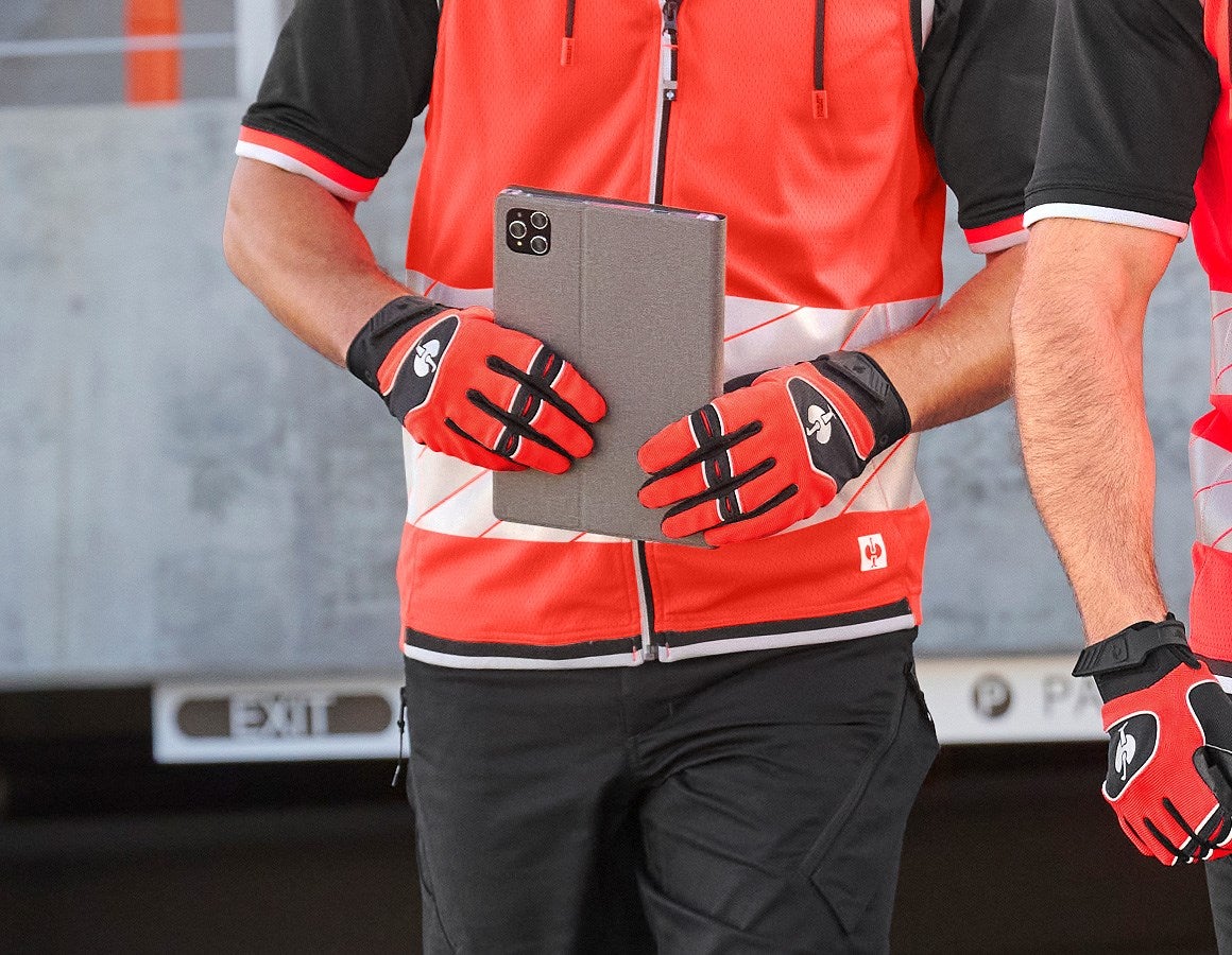 Additional image 3 Gloves e.s.ambition black/high-vis red