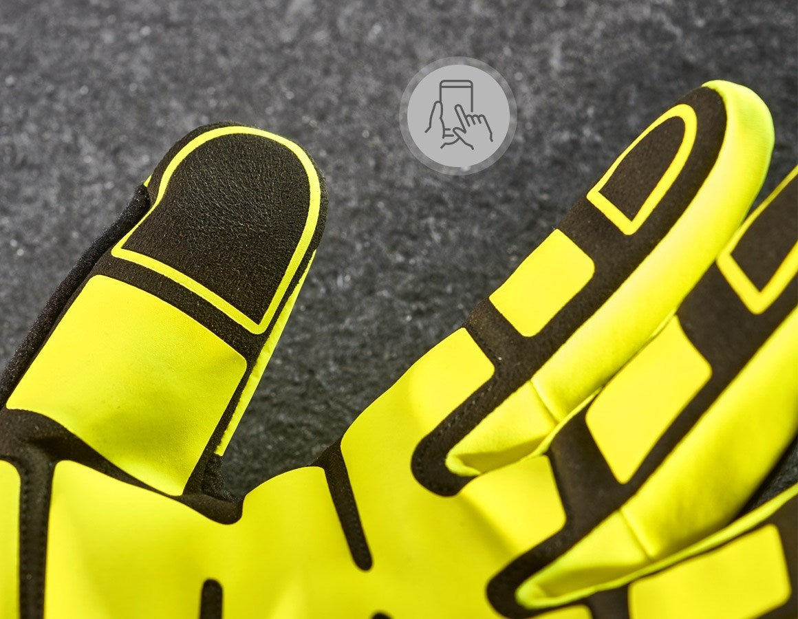 Additional image 2 Gloves e.s.trail winter black/acid yellow/basaltgrey
