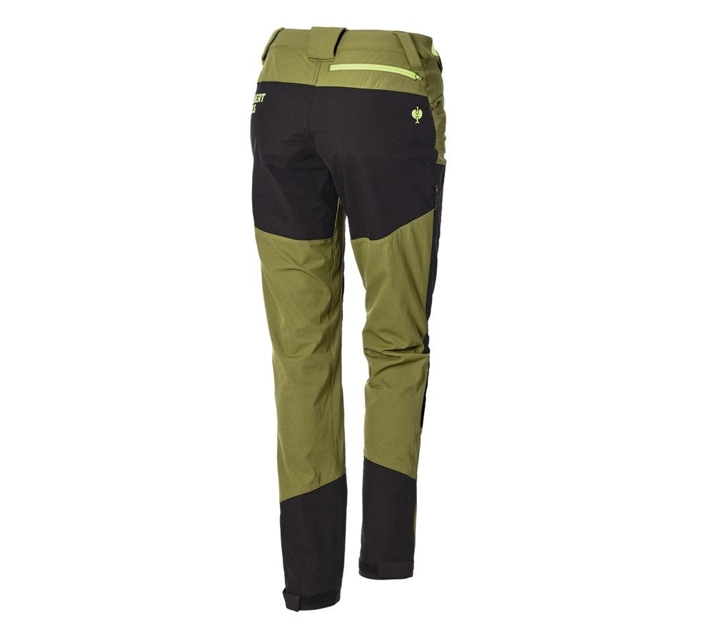 Secondary image Hybrid functional trousers e.s.trail, ladies' junipergreen/limegreen