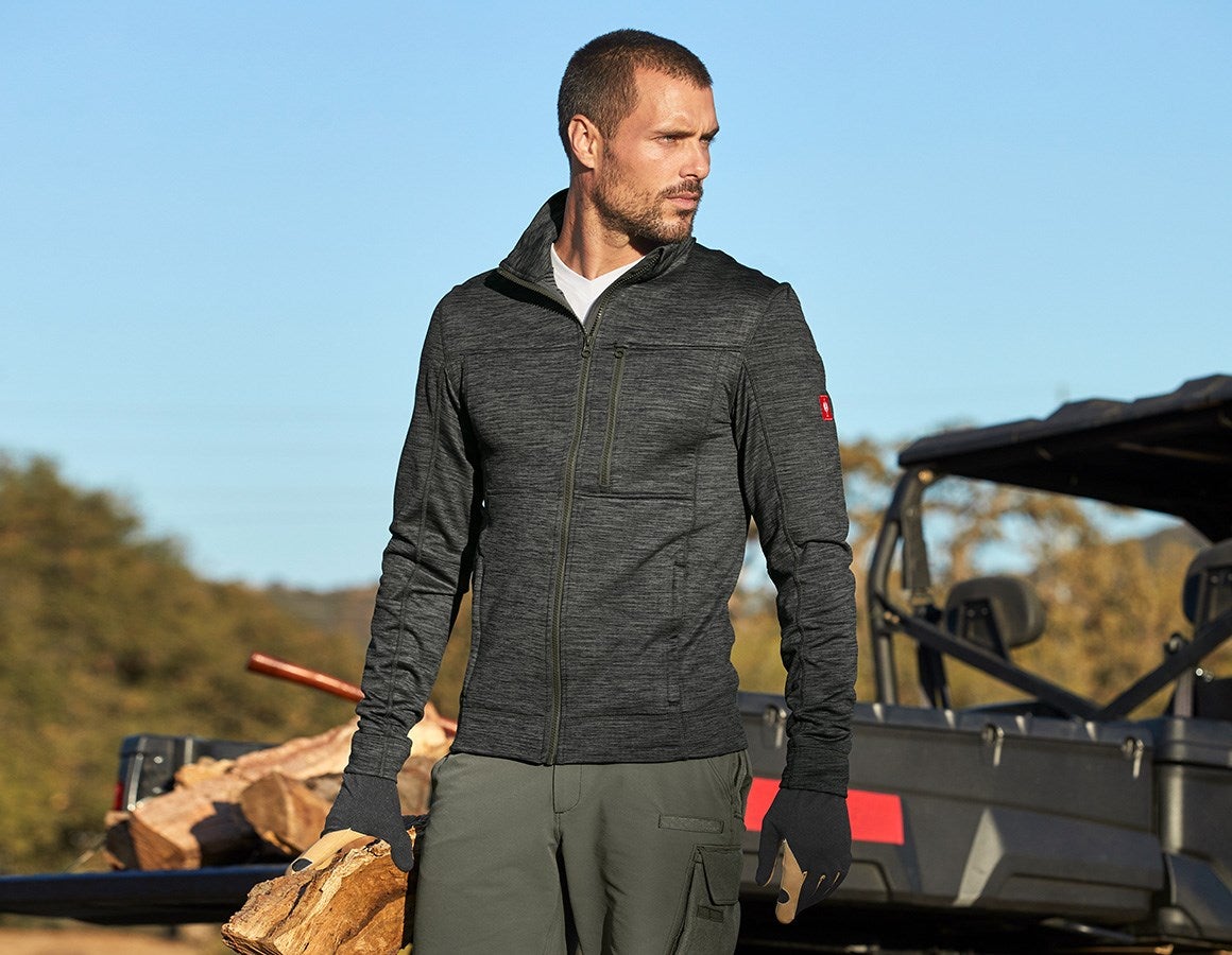 Main action image Jacket isocell e.s.dynashield thyme melange