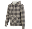 Primary image Check-hooded jacket e.s.iconic dolphingrey/carbongrey