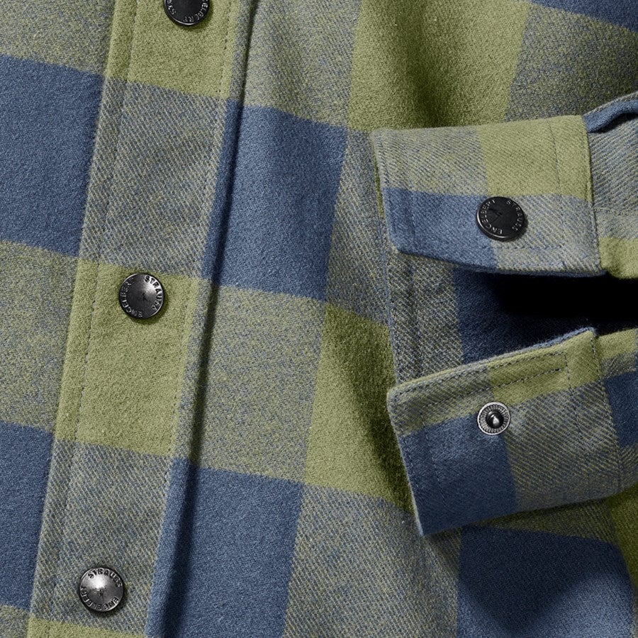 Detailed image Check shirt e.s.iconic mountaingreen/oxidblue