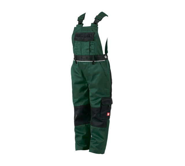 Primary image Children's bib & brace e.s.image green/black