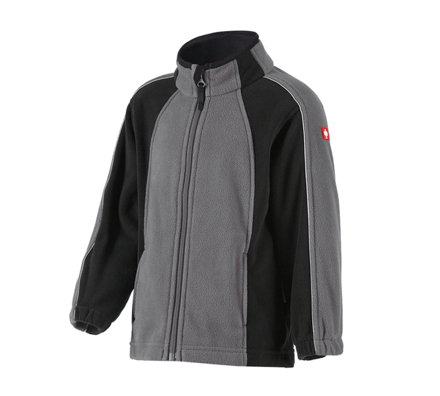 Primary image Children's microfleece jacket dryplexx® micro anthracite/black