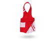 Primary image Bib Apron Britta red/white