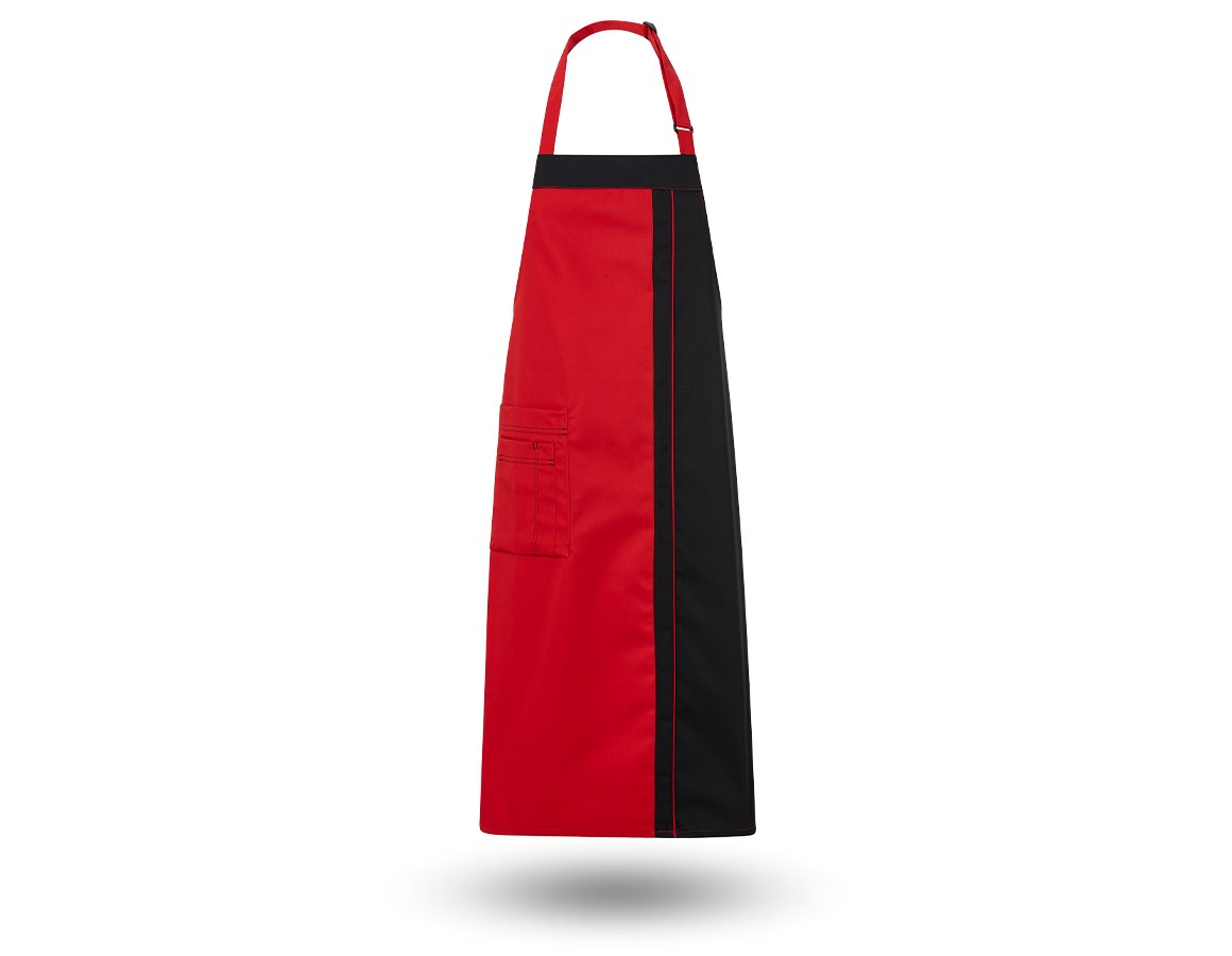 Primary image Bib Apron Steyr red/black