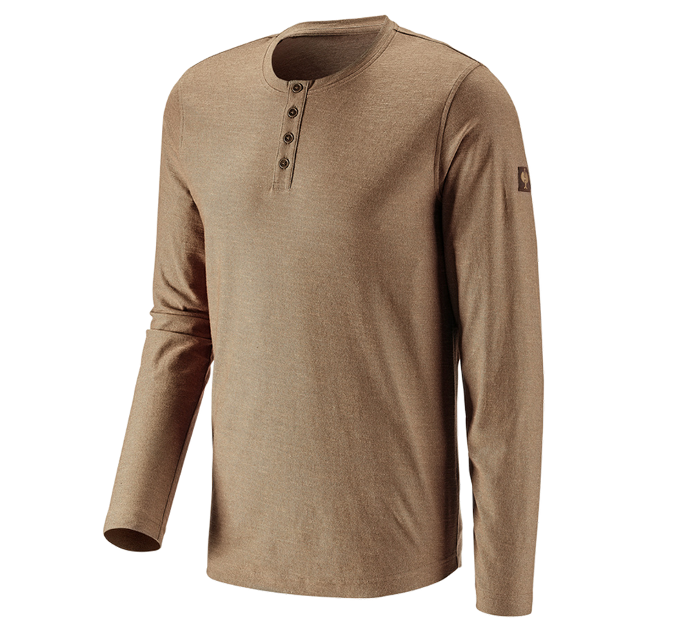 Primary image Longsleeve e.s.vintage sepia melange