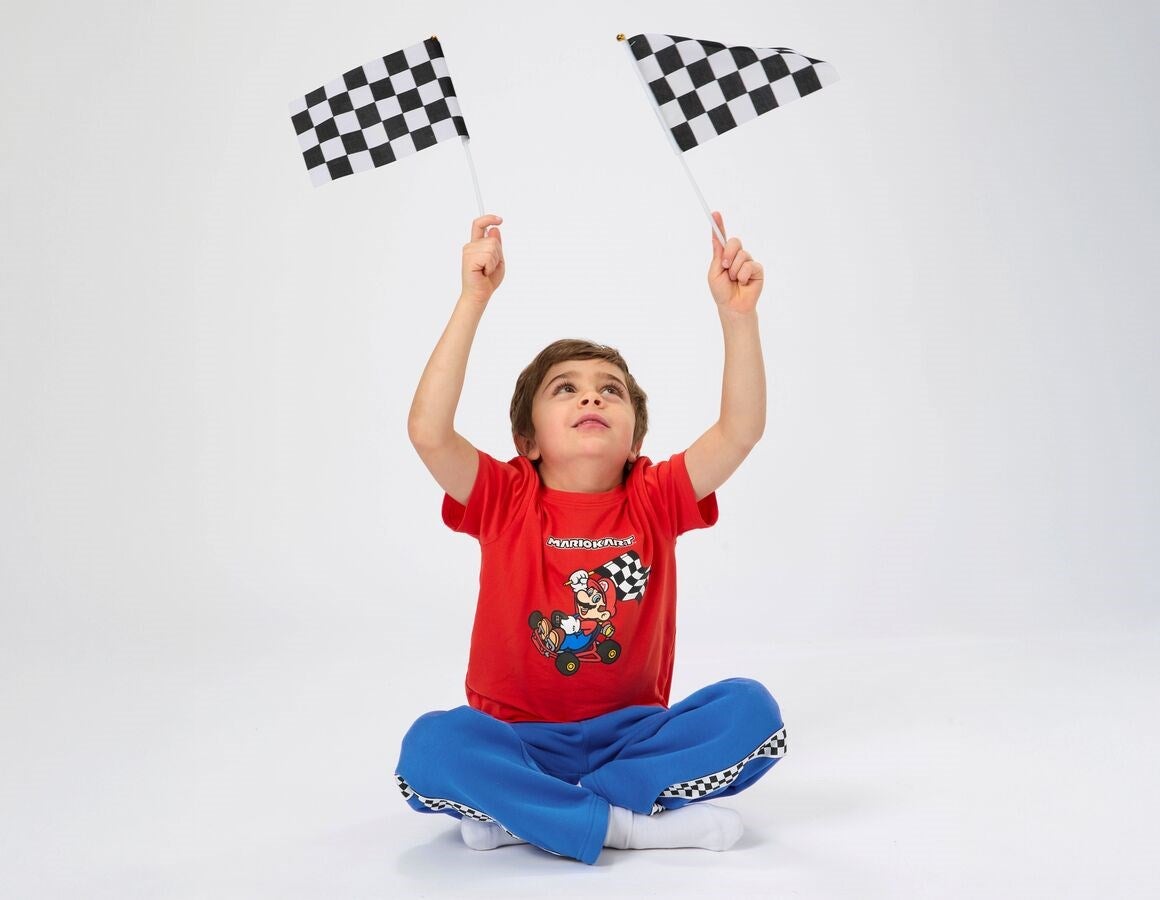 Additional image 1 Mario Kart/Peach T-shirt, children's straussred