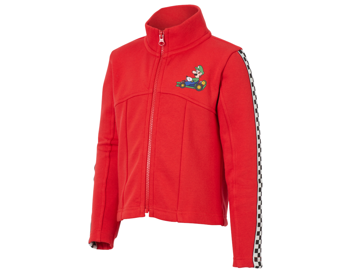 Primary image Mario Kart sweat jacket, children's straussred