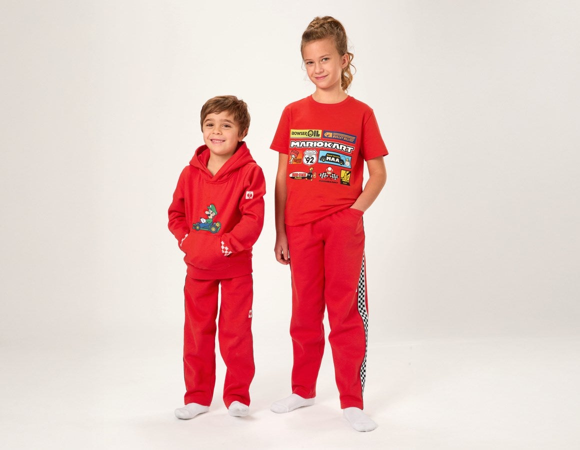 Additional image 1 Mario Kart T-shirt, children's straussred