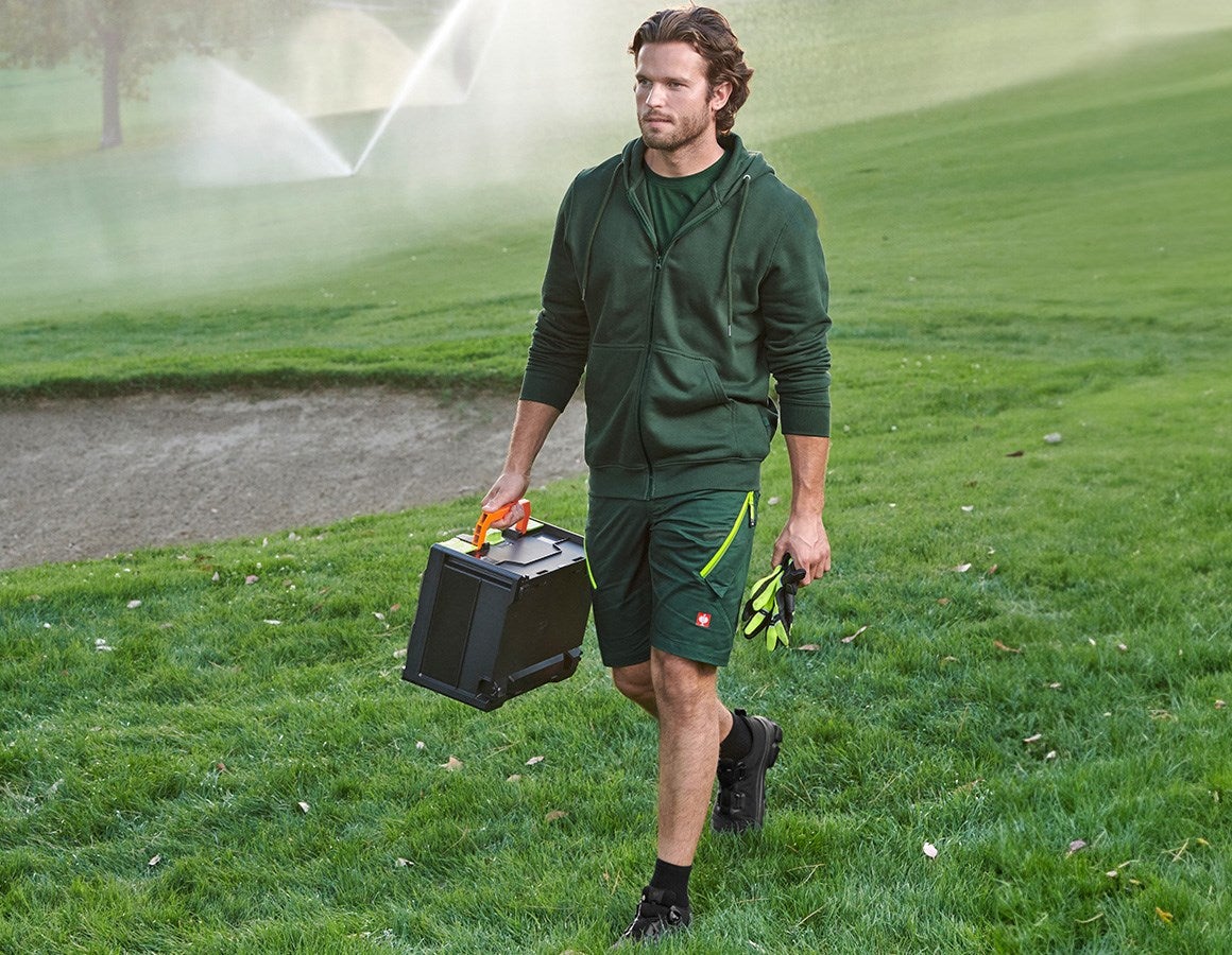 Additional image 1 Multipocket shorts e.s.ambition green/high-vis yellow