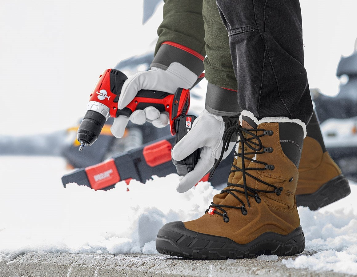 Additional image 1 Grain leather winter gloves Yukon 9