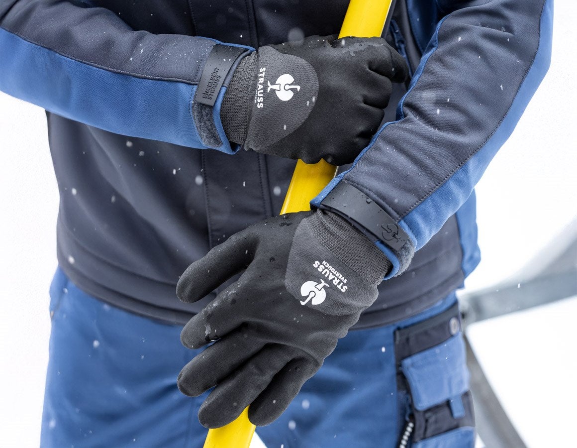 Additional image 1 Nitrile foam gloves evertouch winter black/grey