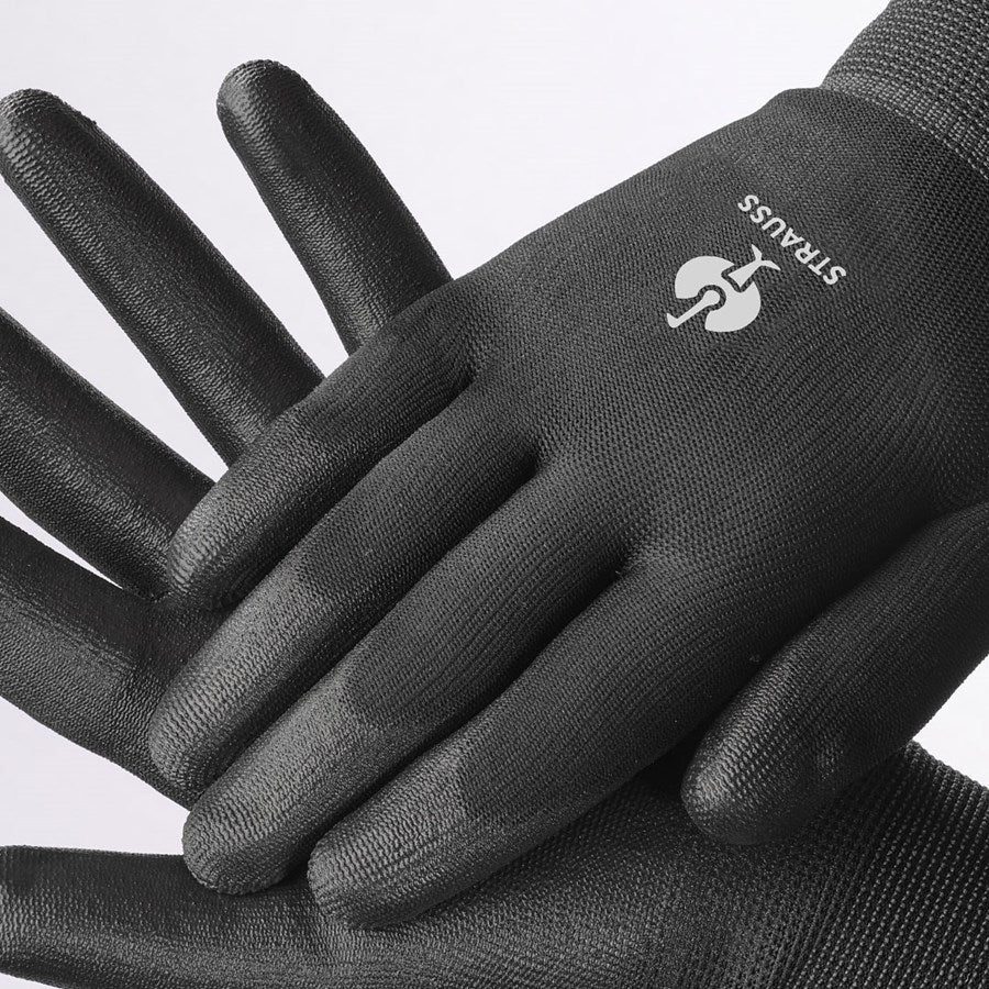 Detailed image PU micro gloves Industrial, pack of 12 M/8