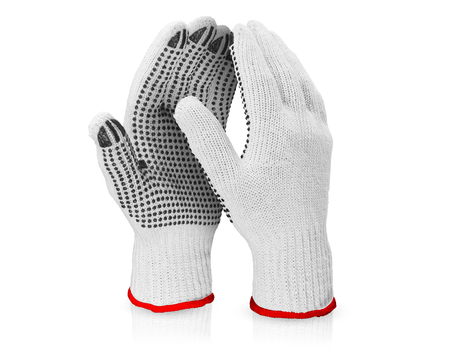 Primary image PVC knitted gloves Black-Point 10/11