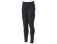 Primary image Race tights e.s.trail, children's black/lapisturquoise