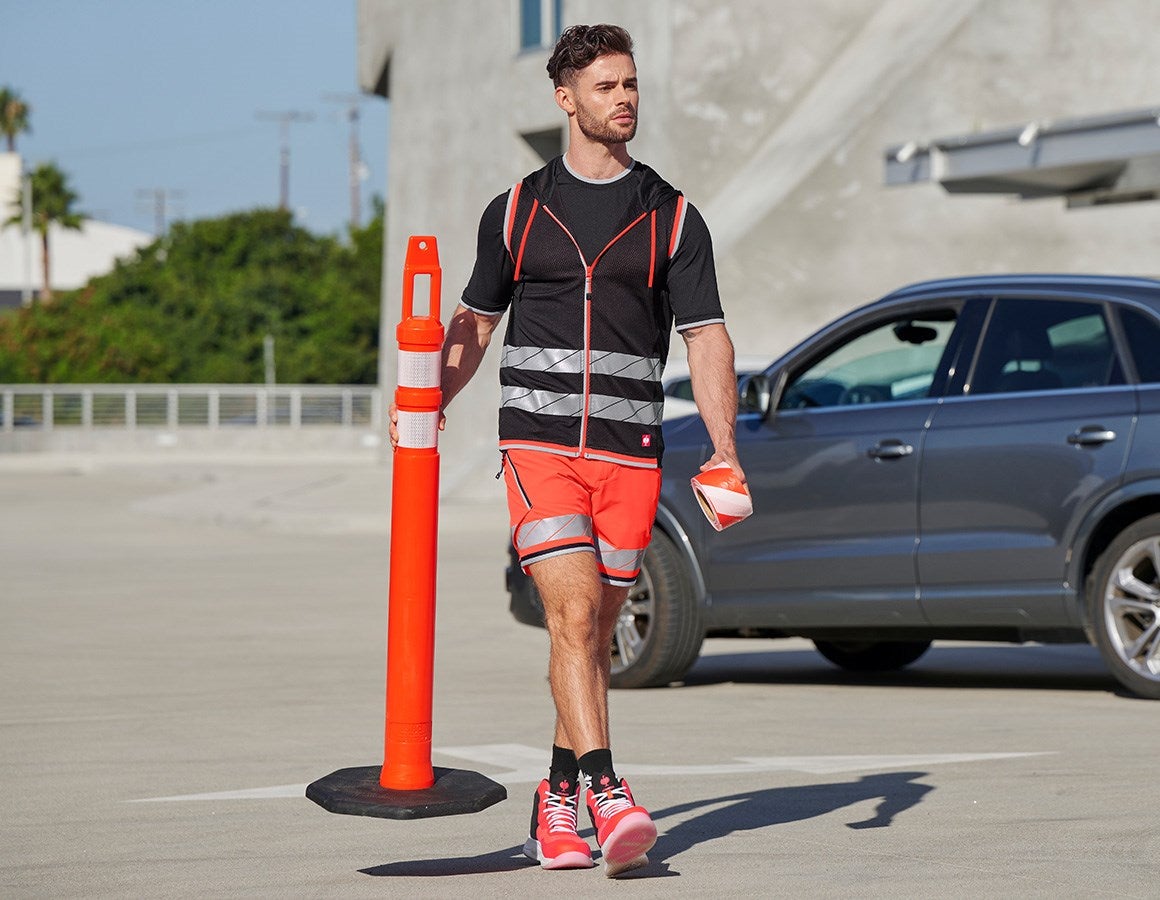 Additional image 1 Reflex functional shorts e.s.ambition high-vis red/black