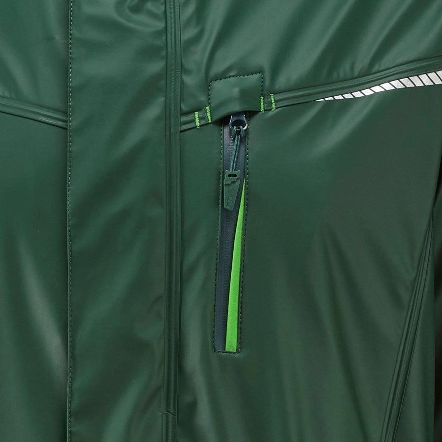 Detailed image Rain jacket e.s.motion 2020 superflex green/seagreen