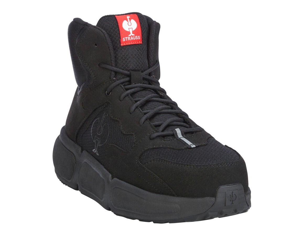 Secondary image S1 Safety boots Strauss.1004 mid black