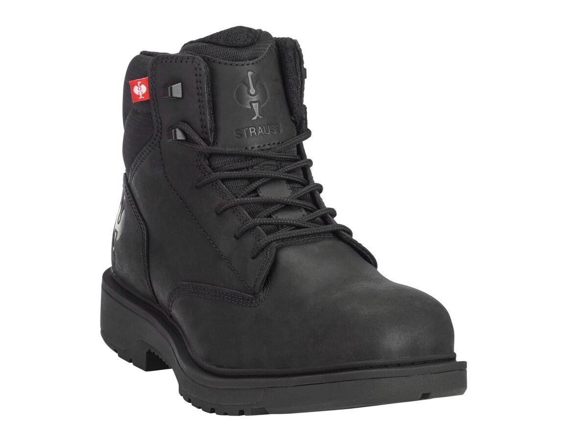 Secondary image S3 Safety boots Strauss.3002 mid black