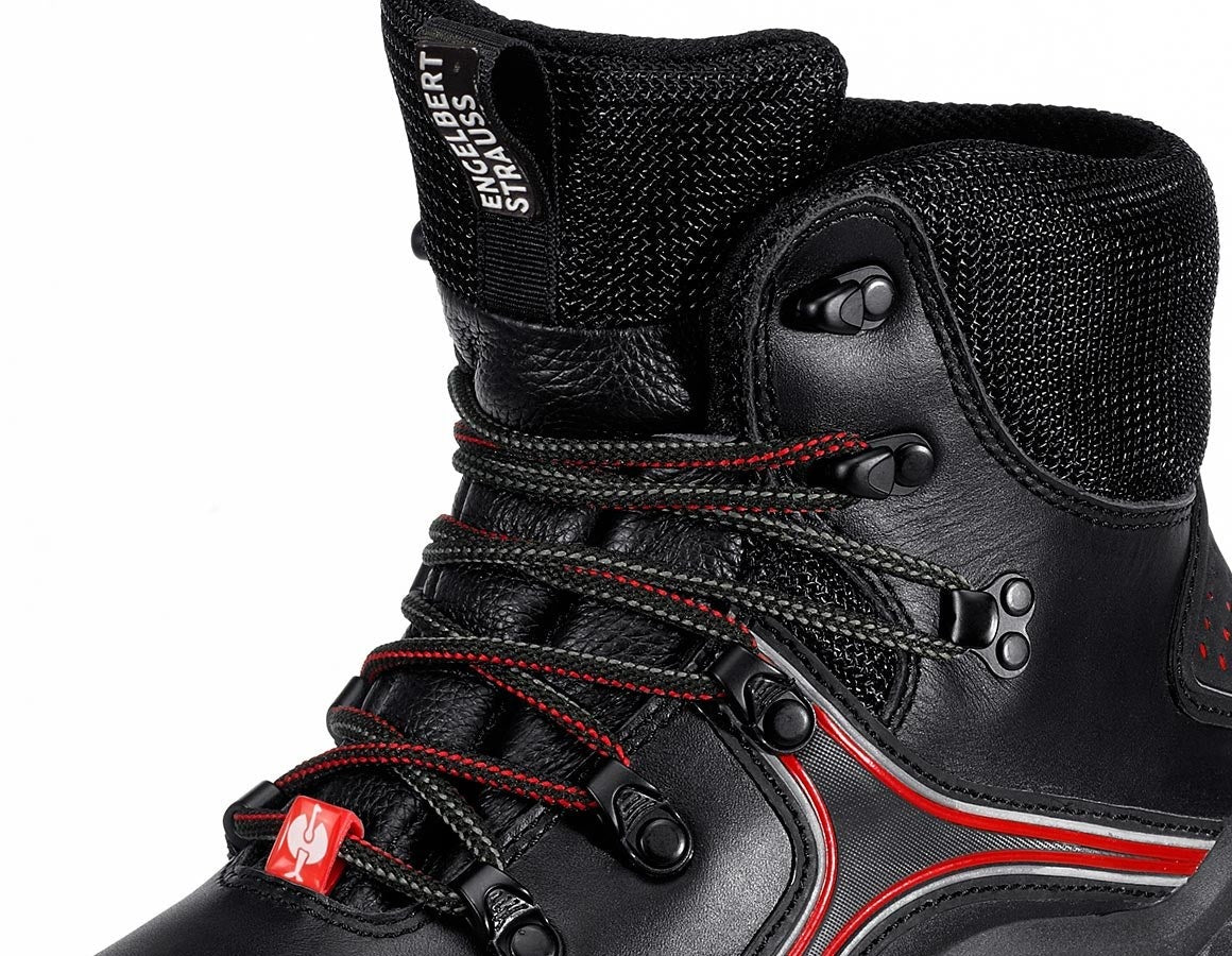 Detailed image S7 Safety shoes e.s. Avior mid black/red