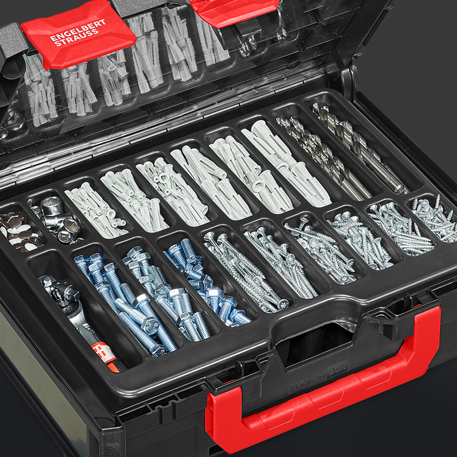 Detailed image STRAUSSbox tool insert 20 sections midi 118 undefined