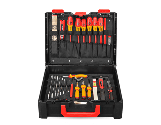 Primary image STRAUSSbox tool set 145 Electro Midi+