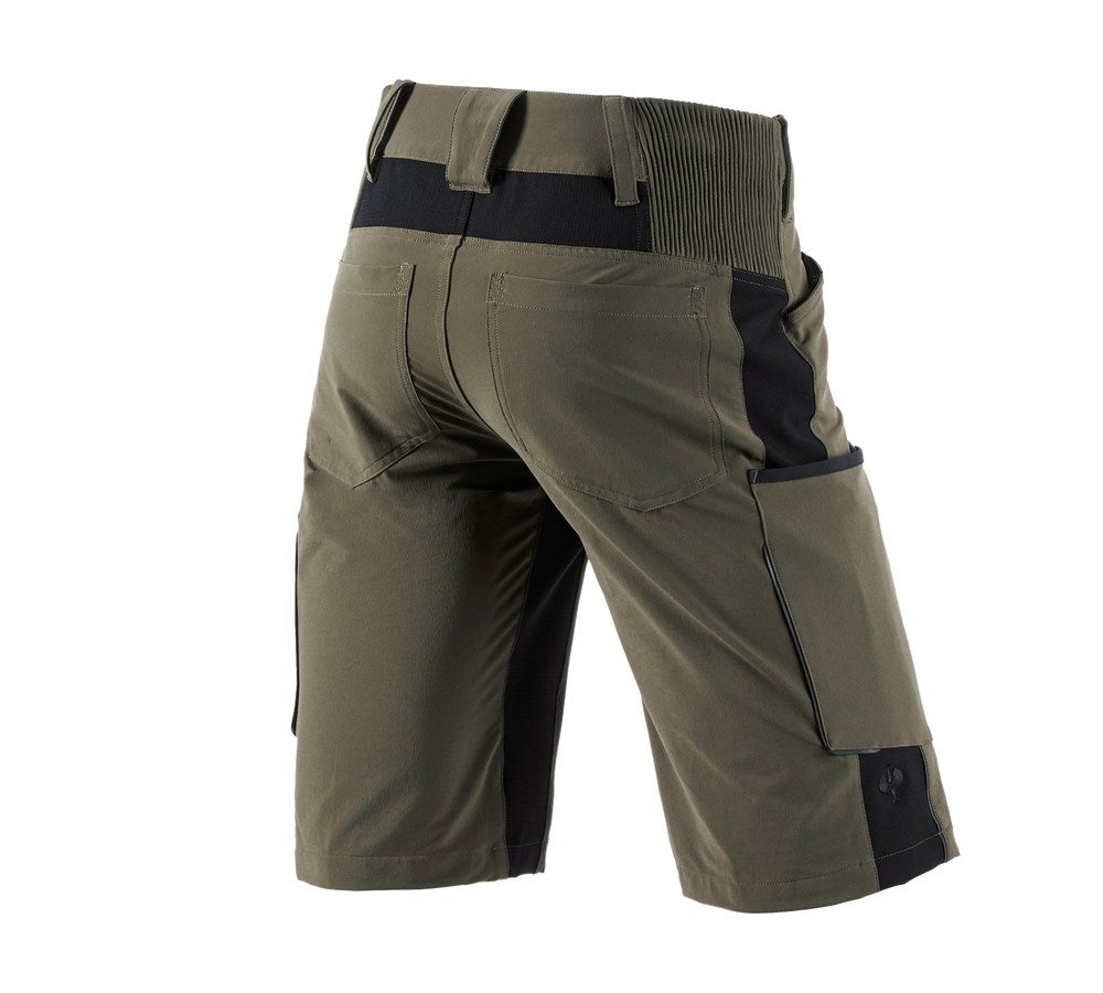 Secondary image Shorts e.s.vision stretch, men's moss/black