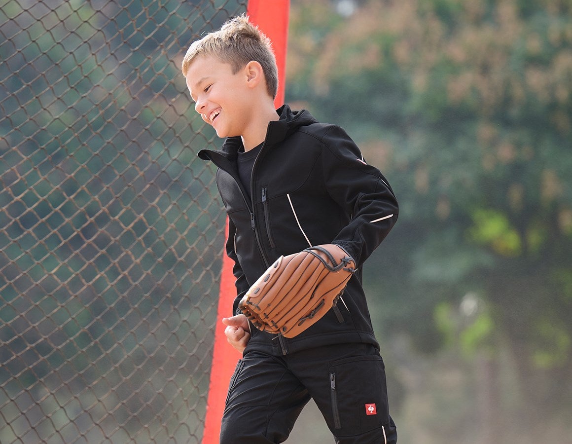 Additional image 1 Softshell jacket e.s.vision, children’s black